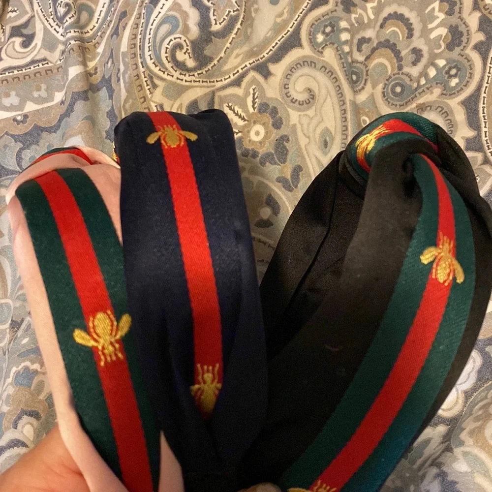 Three hair bands bee and ribbon inspired replica - Picture 5 of 5